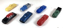 Seven Renwal Vintage Plastic Vehicles