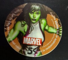 She Hulk 11E5 AAFES Pog  2008 Extra Fine Condtion
