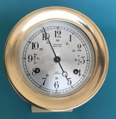 Ship's Clock - Salem Clock Co. Mark II Ships Clock – Restored -- Early and Rare