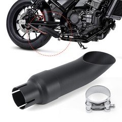 Shorty GP Exhaust Muffler Tip Black for Honda Rebel CMX 1100 2021 2022 2023-2025