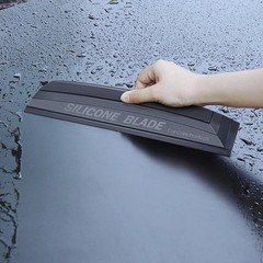 Silicone Water Wiper Blade Dry Glass Window Shower Car Cleaner Flexible