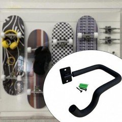 Skateboard Wall Hanger Vertical Metal Wheels Facing Outwards Hanging Hook