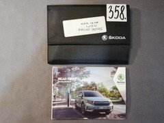 SKODA ENYAQ iV 2020-2026 OWNERS MANUAL HANDBOOK WALLET PACK