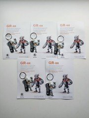 Skoda Enyaq IV Keyrings Robot x5 GR-RR ZGBENYAQGRRR Genuine