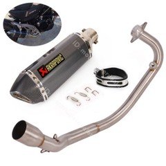 Slip for CF-Moto ST125 Full System Exhaust Tips 370mm Front Header Link Pipe