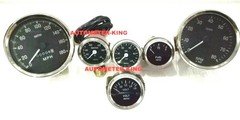 Smiths-52mm-Kit- Temp-Oil Fuel Volt Gauge Kmph Speedometer Tachometer-Replica