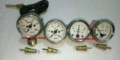 Smiths-52mm-Kit-Temp-Oil-Fuel-Oil Temp Gauge Volt +Amp Gauges --Replica 