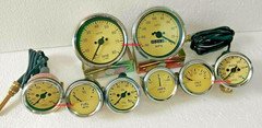Smiths-52mm-Kit-Temp-Oil-Fuel-Oil Temp Volt +Amp +rpm+speedometer 85 mm