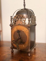 Smiths Brass Passing Bell Strike Quartz Lantern Mantel Carriage Clock 9"3/4 High