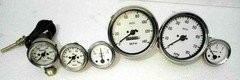 Smiths Kit 100mm Speedo + Tacho +52mm Temp Oil Pressure Fuel Amp Gauge Replica
