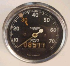 SMITHS MA 42871 / 20.  1600 AUSTIN 7 RUBY SPEEDOMETER, SPEEDO ETC