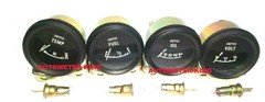 Smiths replica Electrical Gauge Kit 52 mm Temp Oil Fuel Volt Gauge Black bezel