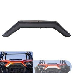 Smoke Lens Accent Light Centen Grill Front LED Light For 20-2024 Polaris RZR PRO