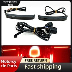 Smoked LED Saddlebag Run Brake Turn Light for Harley Touring Road King 14-23