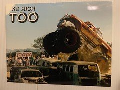 So High Too Monster Truck photo with specs on backl  New old stock  8.5"x11"