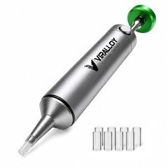 Solder Sucker Tool No Clog Silicone-Tip Manual Desoldering Pump Soldering Access