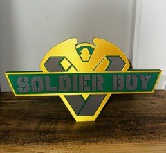 Soldier Boy 3d Logo Self Standing Wall Art Shelf Display The Boys