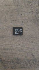 Sony PS Vita PCH-2000 Black Wi-Fi Handheld w/ Case Charger 64GB Card