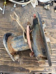 (SP) 1986 Honda TRX125 OEM Rear Axle Carrier and Brake Housing