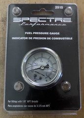 Spectre Performance Fuel Pressure Gauge (2515)... FREE S&H!