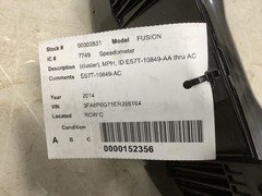 Speedometer Cluster MPH ID ES7T-10849-AA Thru AC Fits 14-15 FUSION 315349