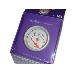 Splitfire 2 5/8" VOLTS GAUGE 0-16 V, Electrical Silver