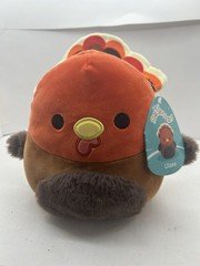 Squishmallows 2023 Fall Harvest Squad 7.5" Ulana the Turkey Animal Plush Doll 