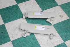 ⚠️STAIN⚠️ 03-06 GM SUV Shale Overhead Roof Pair LH RH Sun Visor Shade OEM OE WTY