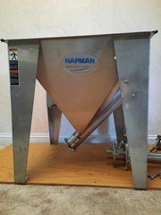 Stainless-steel Hopper (Hapman Helex Flexible Screw Conveyor Hopper) 