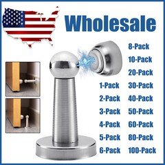 Stainless Steel Strong Magnetic Door Stopper Catch Holder Door Stay Suction Lot