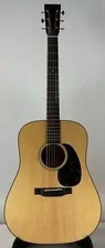This is a picture showing Martin D-18 Satin Standard Series Acoustic Guitar - Satin Natural - Body Crack
