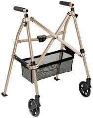 Stander Wonder Walker Plus 4300-DS - Desert Sand - 2 Wheel and Basket