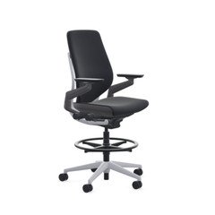 Steelcase Gesture stool - Black Fabric - Fully Loaded - Open Box