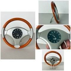 Steering Wheel Desk Clock Car Steering Wheel Clock Display *tested & Working*