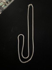 Sterling Silver 925 Italy Solid Round Box Link 17 Inch 2mm Necklace