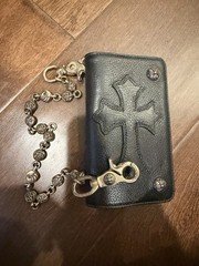 Sterling Silver Chrome Heart Wallet Chain
