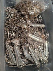 Sterling Silver Scrap 925 Clean and Non-Magnetic 50 Gram Lot