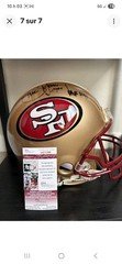 Steve Young 49ERS Autographed With HOF 2005 Full Size Riddell Helmet (JSA)