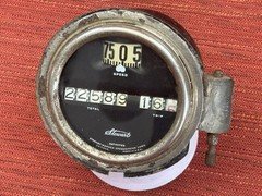 Stewart 1920-1930's drum style speedometer  Ford Model A, T brass era
