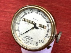 Stewart Clark #26 brass 1920-1930's  speedometer  Ford Model A, T brass era