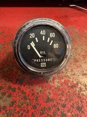 Stewart Warner Oil Pressure Gauge