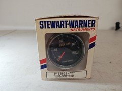Stewart Warner Water Temperature Gauge, Voltmeter, Oil Pressure, Track Force NOS