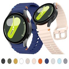 Strap For Samsung Galaxy Watch 7/6/5/4/FE 40/44/47mm Silicone Sport Watch Band