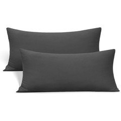 Stretch Toddler Pillowcases - Jersey Knit Travel Pillow Small, Dark Gray