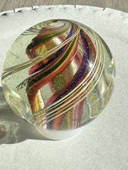 Stunning Hand Made German Marble - 1 and 7/8”