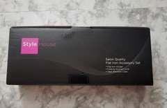 Style House Flat Iron Accessory Set w/ Holder, Folding Styling Comb, Case