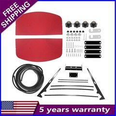 Sun Shield Tuff Top Tractor Canopy For 2" x 2" or 2" x 3" ROPS 48" X Red NEW