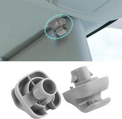 Sun Visor Clips for Honda Civic, CR-V, Acura TSX, RSX (Gray)