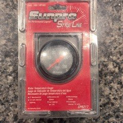 Sunpro CP8211 Style Line 2” Electrical Water Temperature Gauge 100-280 Degrees F