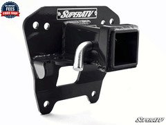 SupeɾATV 2" Rear Receiver Hitch for Polɑris RZR XP 1000 (2014+) - Black NEW